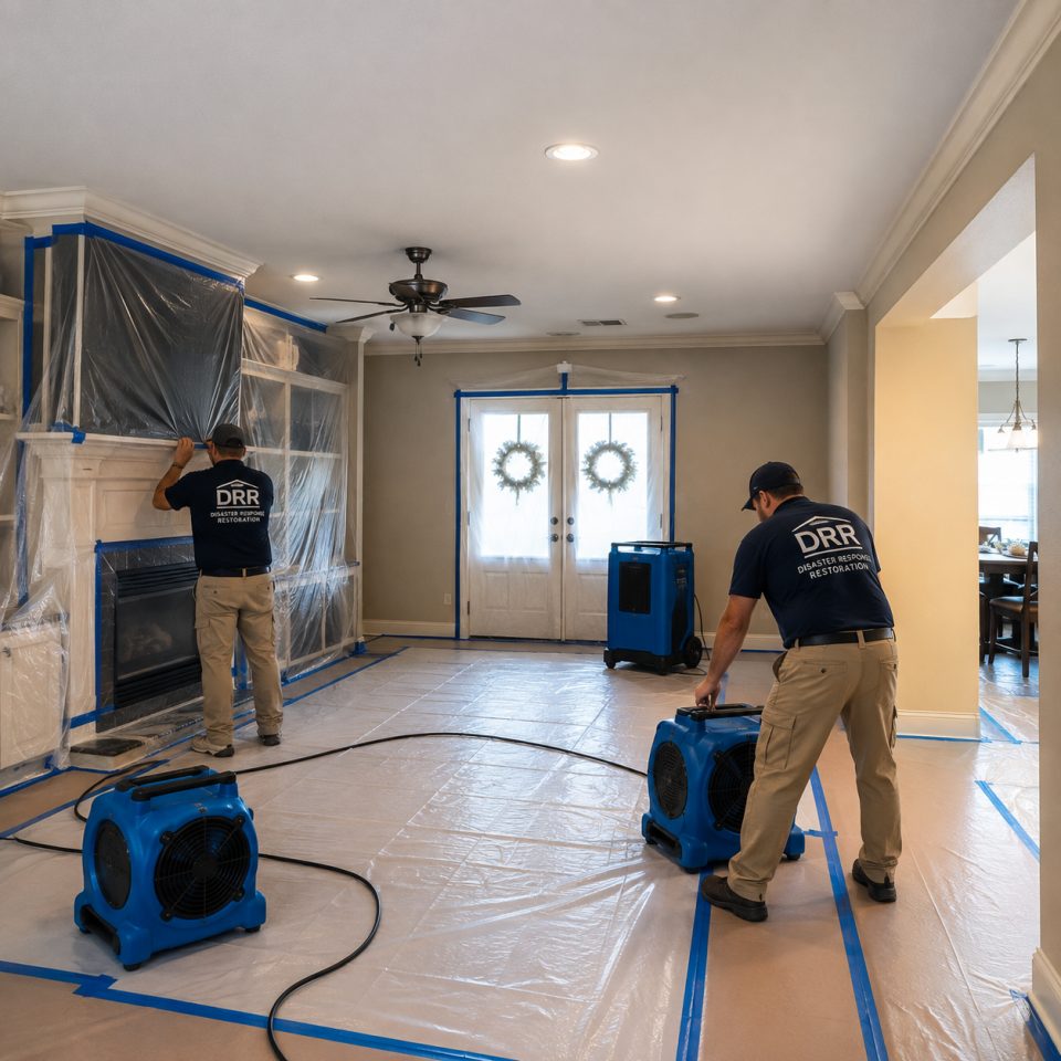 DRR Memphis restoration technicians on the job