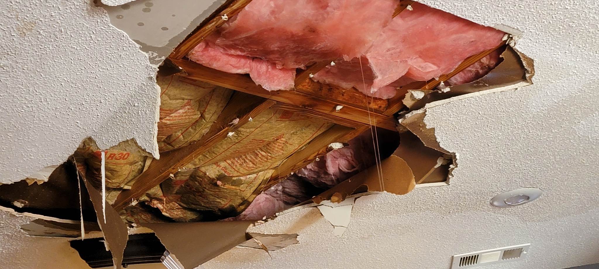 Water damage cleanup