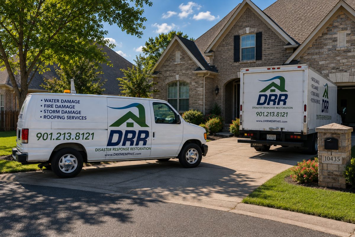 Ken and Frankie's DRR Memphis crew and response vehicles