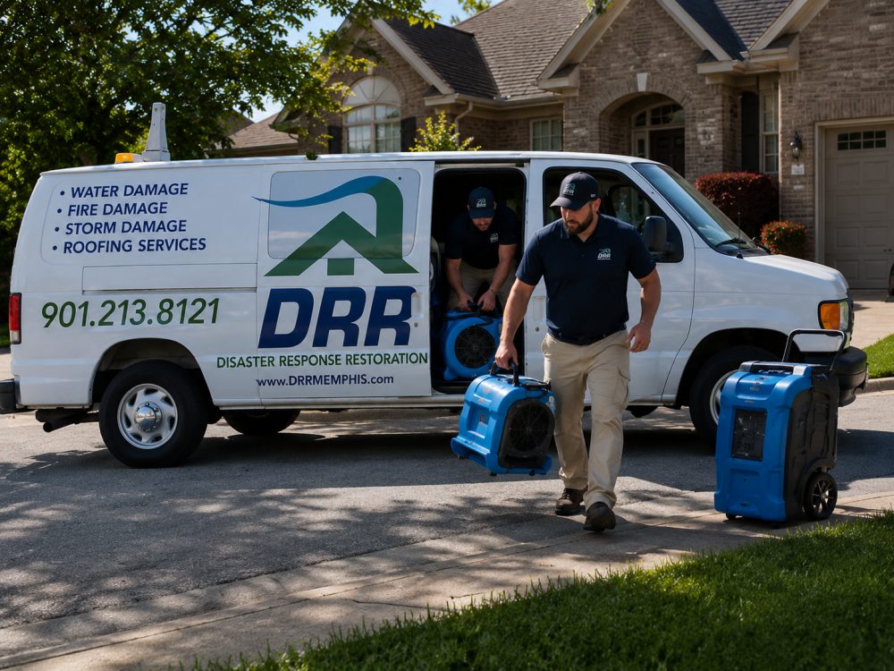 DRR Memphis crew unloading equipment